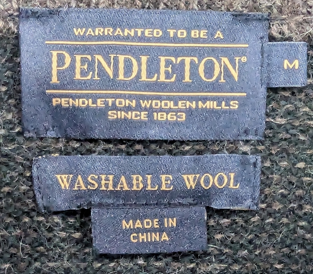 Pendleton Washable Wool Size Medium Quarter Zip S… - image 8